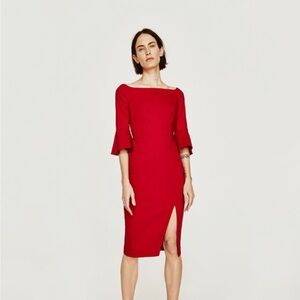 Elegant Red Women's Dress